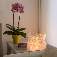 Carica l'immagine nel visualizzatore di Gallery, Cascata di luce rame, 300 microled bianco extra caldo