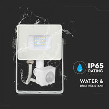 Carica l'immagine nel visualizzatore di Gallery, V-TAC FARETTO LED 10W ULTRA SOTTILE SLIM CHIP SAMSUNG CON SENSORE COLORE BIANCO