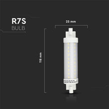 Cargar imagen en el visor de la galería, V-TAC LAMPADINA LED R7S L119 10W BULB TUBOLARE