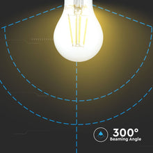 Carica l'immagine nel visualizzatore di Gallery, V-TAC LAMPADINA LED E27 10W BULB A67 FILAMENTO