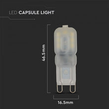 Carica l'immagine nel visualizzatore di Gallery, V-TAC VT-1946 LAMPADINA LED G9 2,5W BULB
