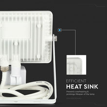 Carica l'immagine nel visualizzatore di Gallery, V-TAC FARETTO LED 20W ULTRA SOTTILE SLIM CHIP SAMSUNG CON SENSORE