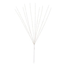 Carica l'immagine nel visualizzatore di Gallery, Ramo decorativo bianco h 75 cm, microled bianco caldo