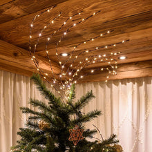 Carica l'immagine nel visualizzatore di Gallery, Ramo decorativo marrone h 75 cm, microled bianco caldo