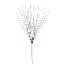 Cargar imagen en el visor de la galería, Ramo decorativo marrone h 180 cm, microled bianco caldo
