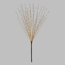 Cargar imagen en el visor de la galería, Ramo decorativo marrone h 180 cm, microled bianco caldo