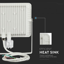 Cargar imagen en el visor de la galería, V-TAC FARETTO LED 50W ULTRA SOTTILE SLIM CHIP SAMSUNG CON SENSORE