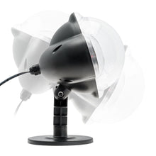 Cargar imagen en el visor de la galería, Proiettore nevicata di stelle, led bianco freddo e caldo