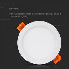Cargar imagen en el visor de la galería, V-TAC  PANNELLO LED ROTONDO 22W SMD DA INCASSO CON DRIVER