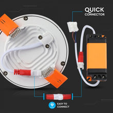 Cargar imagen en el visor de la galería, V-TAC  PANNELLO LED ROTONDO 22W SMD DA INCASSO CON DRIVER