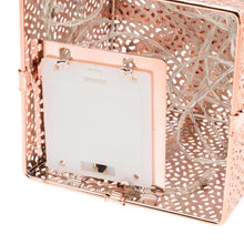 Cargar imagen en el visor de la galería, Pacco Regalo rame o champagne, 20 led bianco caldo