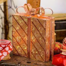 Carica l'immagine nel visualizzatore di Gallery, Pacco Regalo rame, 50 led bianco caldo