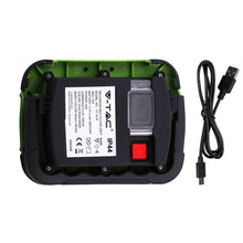 Carica l'immagine nel visualizzatore di Gallery, V-TAC FARO LED SMD 10W RICARICABILE A BATTERIA CON CHIP SAMSUNG