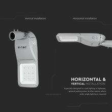 Cargar imagen en el visor de la galería, V-TAC LAMPADA STRADALE LED 80W LAMPIONE SMD CHIP SAMSUNG FASCIO LUMINOSO TYPE 3M