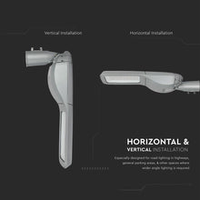 Cargar imagen en el visor de la galería, V-TAC LAMPADA STRADALE LED 120W LAMPIONE SMD CHIP SAMSUNG FASCIO LUMINOSO TYPE 3M