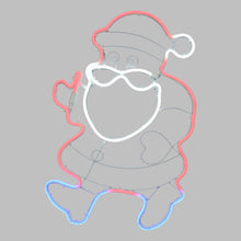 Carica l'immagine nel visualizzatore di Gallery, Babbo Natale Rosso e blu in tubo effetto neon led
