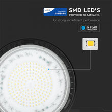 Cargar imagen en el visor de la galería, V-TAC LAMPADA INDUSTRIALE LED UFO SHAPE 150W SMD 120° CHIP SAMSUNG
