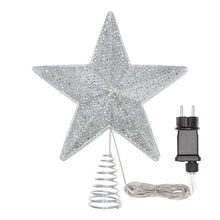 Carica l'immagine nel visualizzatore di Gallery, Puntale albero di natale, 23 led bianco caldo, freddo, o multicolor