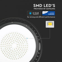 Cargar imagen en el visor de la galería, V-TAC LAMPADA INDUSTRIALE LED UFO SHAPE 150W SMD 120° DIMMERABILE CHIP SAMSUNG