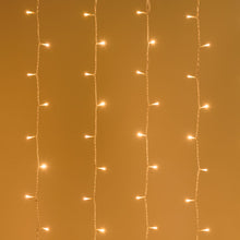 Carica l'immagine nel visualizzatore di Gallery, TENDA LED, 1 fino a 12 mt. x h. 2 metri, led BIANCO CALDO, BIANCO FREDDO E TRADITIONAL