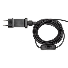 Carica l'immagine nel visualizzatore di Gallery, Fiocco di neve in legno naturale, 30 cm, led bianco caldo