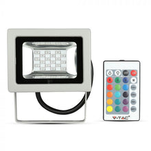 Carica l'immagine nel visualizzatore di Gallery, V-TAC RGB MULTICOLORE FARETTO LED 10W DA ESTERNO CON TELECOMANDO INFRAROSSI