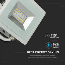 Cargar imagen en el visor de la galería, V-TAC  E-SERIES FARO LED SMD 10W ULTRA SOTTILE DA ESTERNO