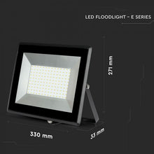 Cargar imagen en el visor de la galería, V-TAC E-SERIES FARO LED SMD 100W ULTRA SOTTILE DA ESTERNO