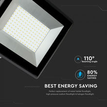 Cargar imagen en el visor de la galería, V-TAC E-SERIES FARO LED SMD 100W ULTRA SOTTILE DA ESTERNO