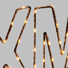 Carica l'immagine nel visualizzatore di Gallery, Scritta luminosa led XMAS color rame, bianco caldo
