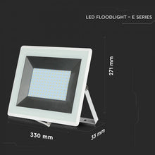 Cargar imagen en el visor de la galería, V-TAC E-SERIES FARO LED SMD 100W ULTRA SOTTILE DA ESTERNO