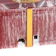 Carica l'immagine nel visualizzatore di Gallery, Lanterna Pacco Regalo rosso antico con glitter nell'acqua