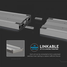 Carica l'immagine nel visualizzatore di Gallery, V-TAC LAMPADA LED A SOSPENSIONE LINEAR LIGHT 60W CHIP SAMSUNG DIMMERABILE