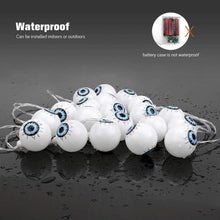 Carica l'immagine nel visualizzatore di Gallery, GHIRLANDA OCCHIO, 3D, 3 m, 20 LED, per interni ed esterni, luce bianca calda