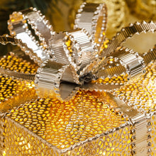 Cargar imagen en el visor de la galería, Pacco Regalo rame o champagne, 40 led bianco caldo