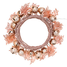 Carica l'immagine nel visualizzatore di Gallery, Catena luminosa con decori rame o champagen, microled bianco caldo