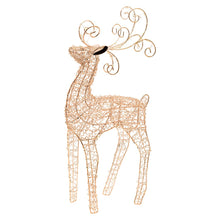 Carica l'immagine nel visualizzatore di Gallery, Renna luminosa 47 cm, microled bianco caldo