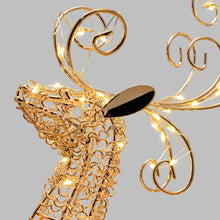 Carica l'immagine nel visualizzatore di Gallery, Renna luminosa 47 cm, microled bianco caldo