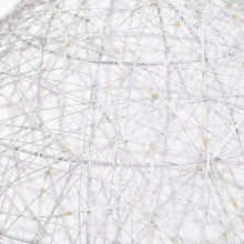 Carica l'immagine nel visualizzatore di Gallery, Sfera luminosa bianca da appendere, microled bianco oppure rossa extra caldo