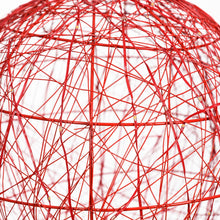 Carica l'immagine nel visualizzatore di Gallery, Sfera luminosa bianca da appendere, microled bianco oppure rossa extra caldo