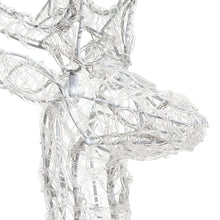 Carica l'immagine nel visualizzatore di Gallery, Renna luminosa in acrilico, 180 led bianco freddo