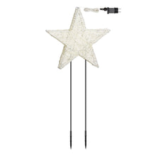 Carica l'immagine nel visualizzatore di Gallery, Stella luminosa per appoggio o sospensione, led bianco extra caldo
