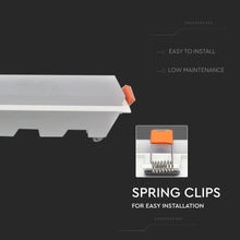 Carica l'immagine nel visualizzatore di Gallery, V-TAC PANNELLO LED LINEARE 20W SMD DA INCASSO CON DRIVER