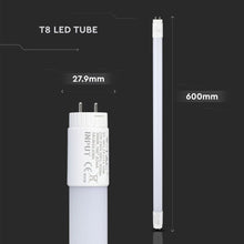 Carica l'immagine nel visualizzatore di Gallery, V-TAC PRO TUBO LED NANO PLASTIC T8 G13 10W CHIP SAMSUNG LAMPADINA 60CM