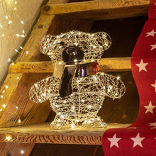 Carica l'immagine nel visualizzatore di Gallery, Orsetto Teddy Bear, h. 27 cm, led bianco caldo