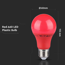 Carica l'immagine nel visualizzatore di Gallery, V-TAC LAMPADINA LED E27 9W BULB A60 COLORATA