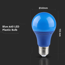 Carica l'immagine nel visualizzatore di Gallery, V-TAC LAMPADINA LED E27 9W BULB A60 COLORATA