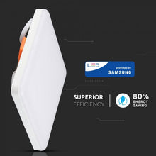 Carica l'immagine nel visualizzatore di Gallery, V-TAC PANNELLO LED 18W SMD DA INCASSO REGOLABILE CON DRIVER CON CHIP SAMSUNG