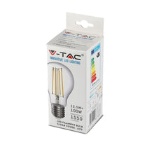 Carica l'immagine nel visualizzatore di Gallery, V-TAC LAMPADINA LED FILAMENT E27 12,5W BULB A70