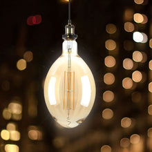 Carica l'immagine nel visualizzatore di Gallery, V-TAC LAMPADINA E27 FILAMENTO LED 8W BULB A180 CON VETRO AMBRATO DIMMERABILE